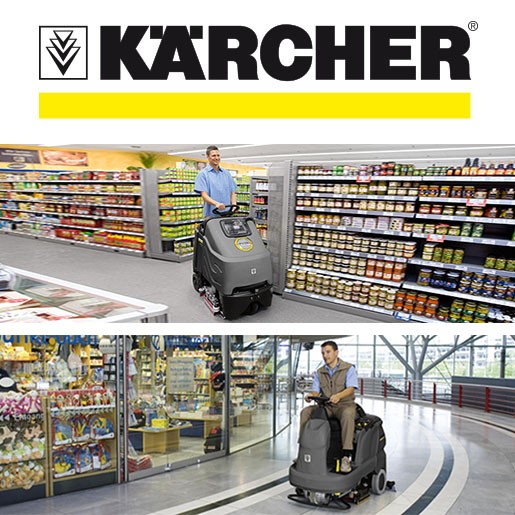 Lavasciuga pavimenti Karcher • Pulizia Industriale