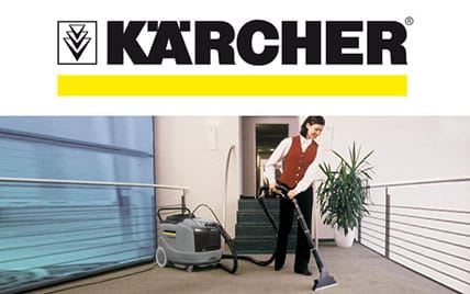 Lavasuperfici tessili Karcher • Pulizia Industriale